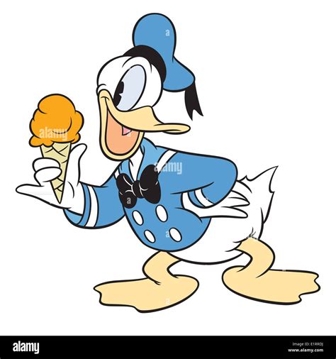 Donald Duck Vector Illustration Stock Photo Alamy