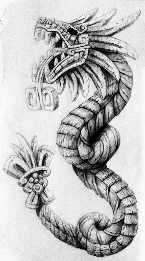 Pin By Rhashid Dukes On Snake Aztec Tattoo Mayan Tattoos Aztec Art