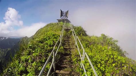 Illegal Haiku Stairs Stairway To Heaven Oahu Hawaii Youtube