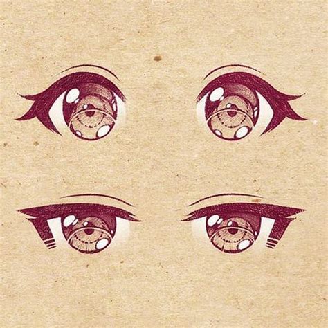 Do anime characters even have lips? Different types of anime eyes by amazing artist Nukababe (DeviantArt) 💪👁️Which ones are your ...