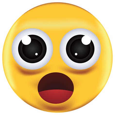 Shocked Emoji Clipart Free Download Transparent Png C