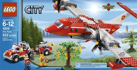 Lego City Forest Fire Kids Playset W Plane And Truck And 3