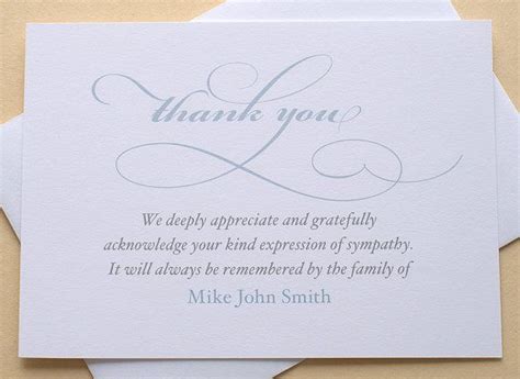 Let Me Create A Custom Sympathy Thank You Card For You The Last Thing