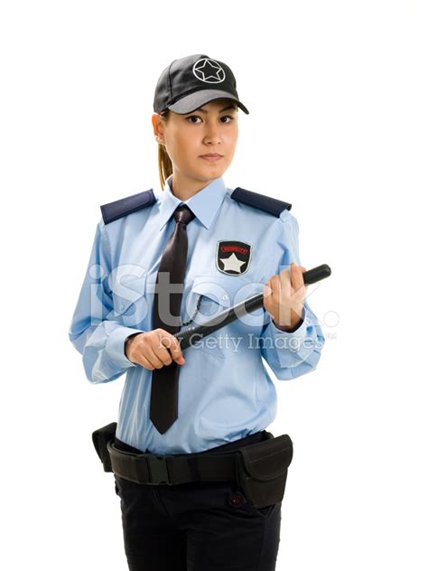 Woman Security Guard Stock Photo Royalty Free Freeimages