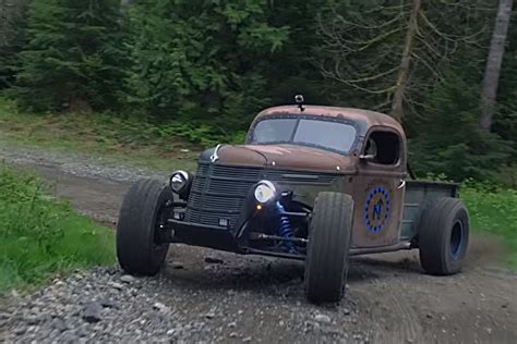 Video The Most Badass Trophy Truck Rat Rod With A Big Fat V