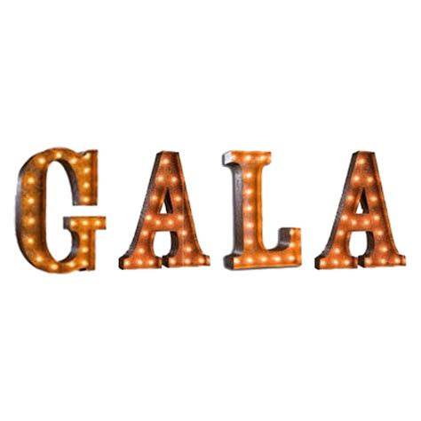 Gala Vintage Marquee Letters