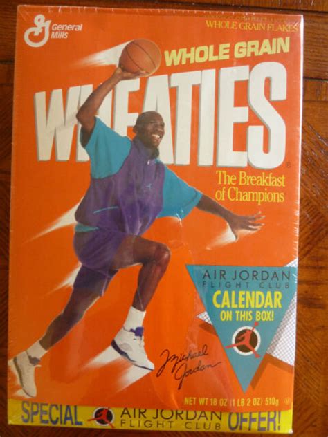 Rare Michael Jordan Unopened Wheaties Box Chicago Bulls Hof L K Ebay