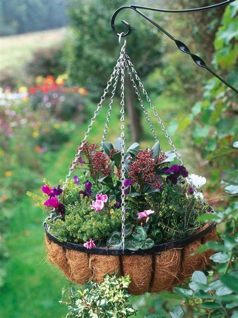 Elegant Seasonal Outdoor Hanging Basket Diy Outdoor Hanging Planter