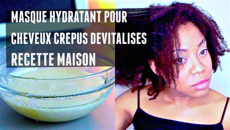 Masque Hydratant Pour Cheveux Crepus Dévitalisés Et Ultra Secs Très