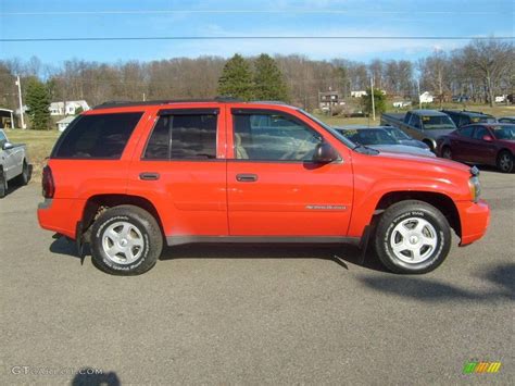 2002 Victory Red Chevrolet Trailblazer Ls 4x4 10930062 Photo 6