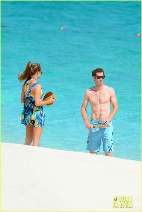 Photo Shirtless Andy Murray Ibiza Beach Besos With Kim Sears 28