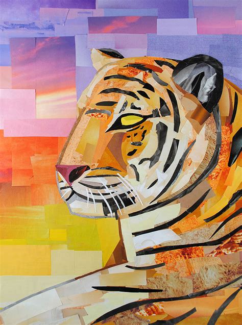 Watchful Tiger Megan Coyle Artist And Illustrator