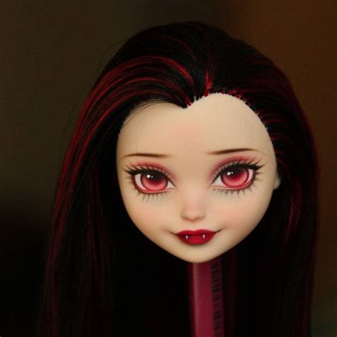 Ooak Monster High Doll Head Monster High Repaint Doll Head Etsy