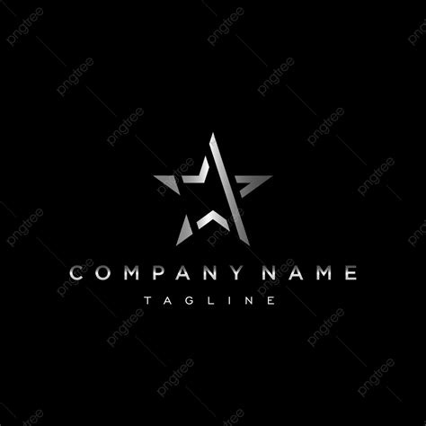 Silver Star Vector Png Images Silver Star Logo Design Logo Silver