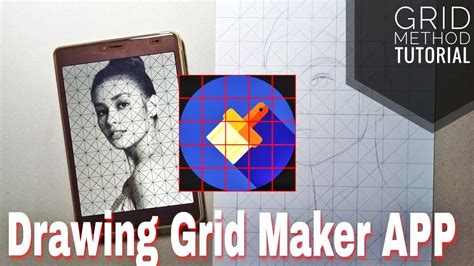How To Use Drawing Grid Maker App Paulartv Youtube