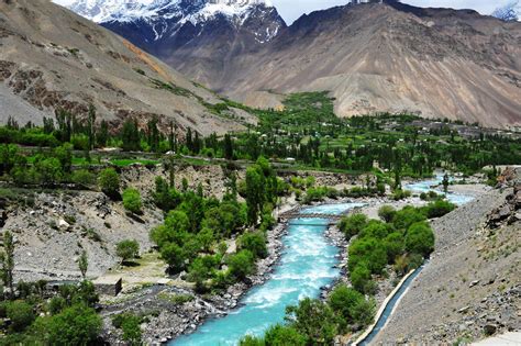 Ghizar River Gilgit Valley Khyber Pakhtoonkhwa Pakistan Rpakistan