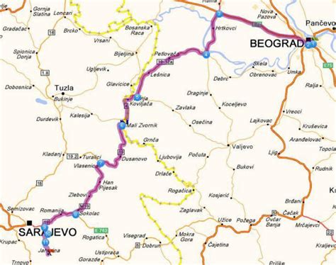 Auto Karta Republike Srpske Sa Kilometrazom Auto Karta Republike