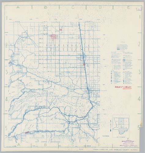 General Highway Map Los Angeles County Calif Sheet 6 — Calisphere