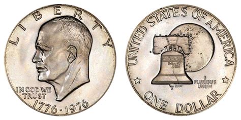 Which 1975 roosevelt dime is worth $250,000? 1976 Eisenhower Dollars 40% Silver - Type 2 - No "S ...