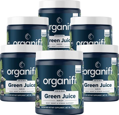 Organifi Green Juice Organic Superfood Powder Organic Vegan Greens