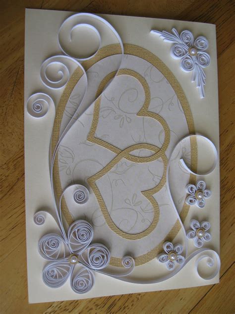 Quilled Wedding Card Quilling Craft Quilling Designs Paper Quilling