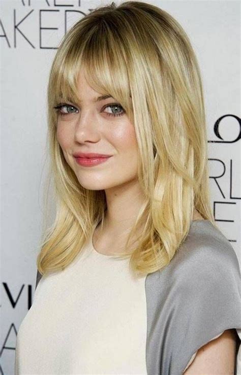 Medium Length Hair With Bangs For Round Face Styles To Consider In
