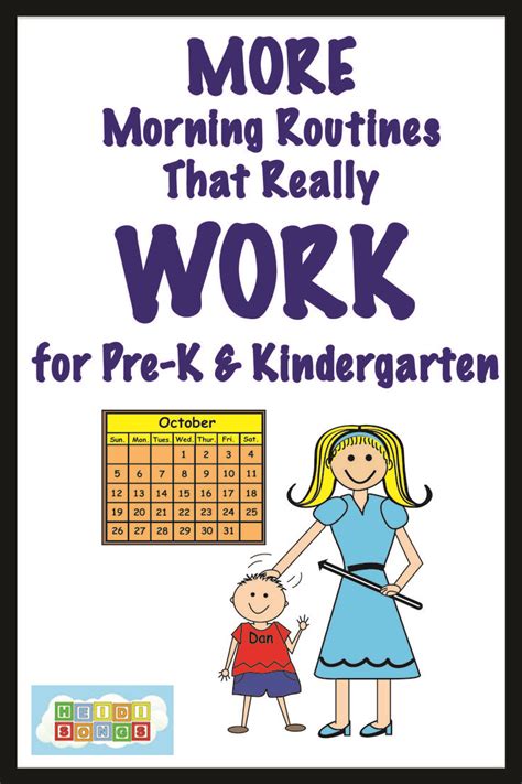 More Morning Routines That Really Work For Pre K And Kindergarten