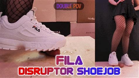 fila disruptor shoejob cock trample and stomp with tamystarly double version ballbusting