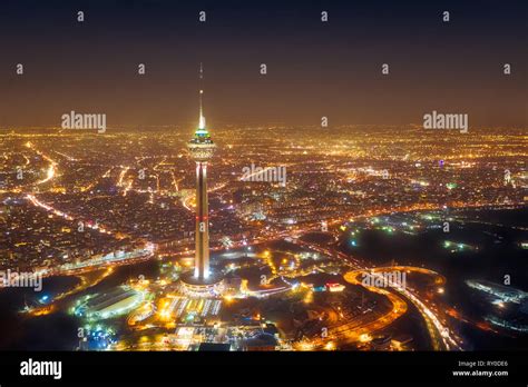 Milad Tower Tehran Tower Night Hi Res Stock Photography And Images Alamy