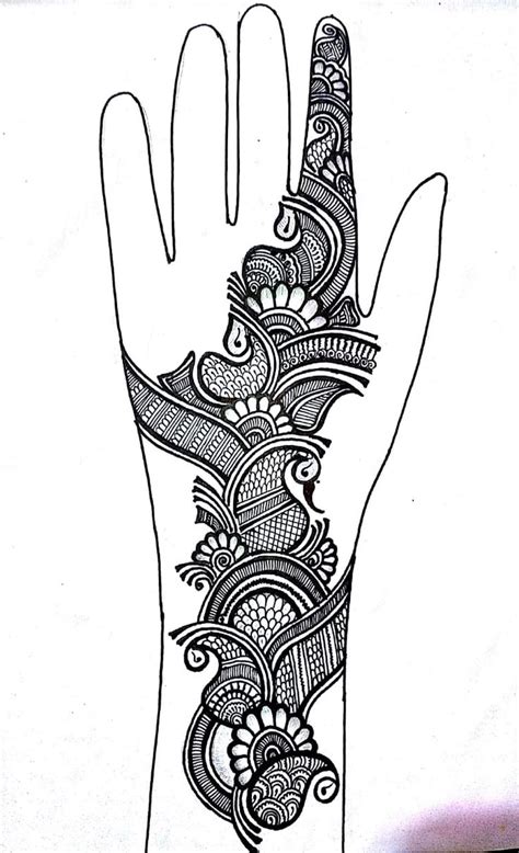 Pin By Priyanka On Traditional Mehandi Design Mehndi Art Designs