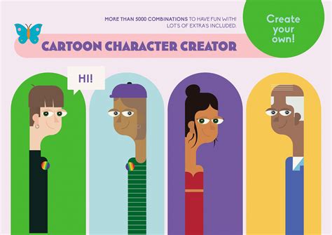 Cartoon Character Creator Creative Market