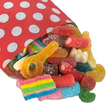 Fizzy Sweet Mix Mixture Of Assorted Fizzy Sour Gummy Sweets