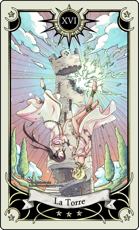 This change usually is scary, life changing and often unavoidable. Tarot card 16- the Tower by rann-poisoncage on DeviantArt