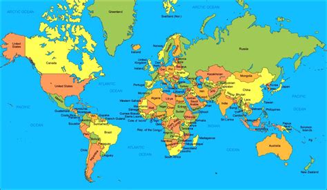 Imagenes Del Mapa Del Mundo Younglaunch