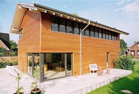 Bau Von Verschiedenen Holzhäusern Mit Holzfassade Contemporary