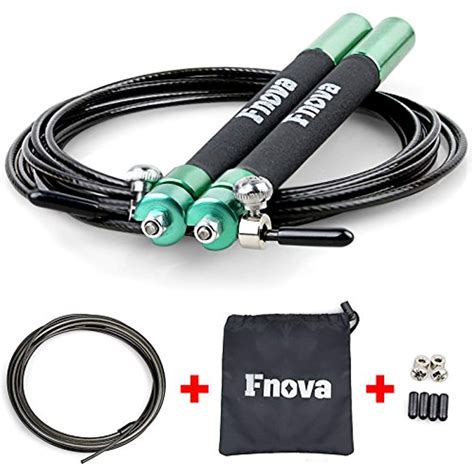 Fnova Jump Rope Crossfit Speed Rope Best For Double Unders Wod Mma