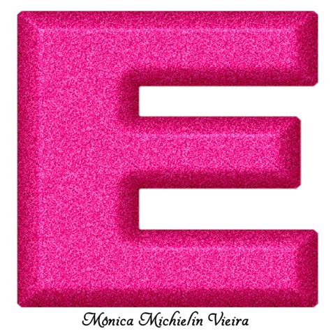 Pink Glitter Alphabet Letters