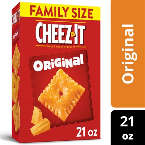 Cheez It Original Cheese Crackers 21 Oz