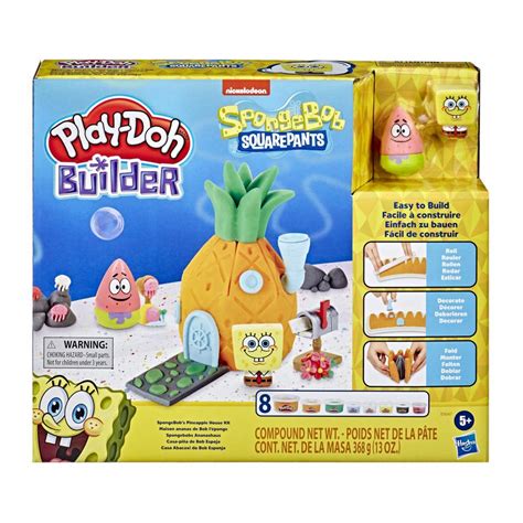 Play Doh Builder Spongebob Squarepants Pineapple House Toy Building Kit