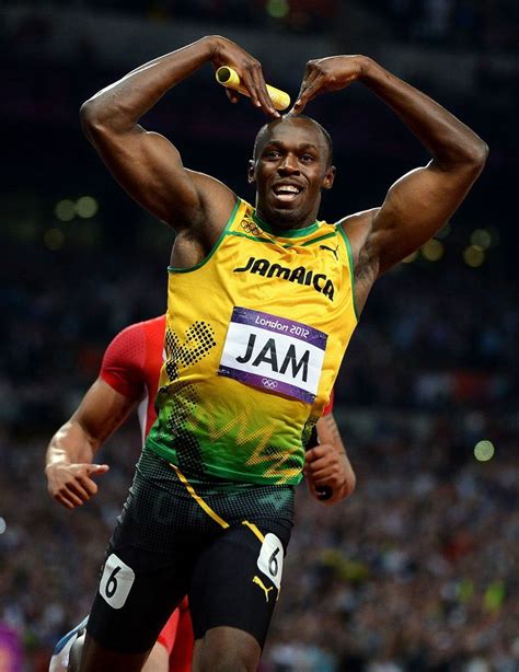 London Olympics Usain Bolt Is Too Good On The Anchor For The Us And Ryan Bailey