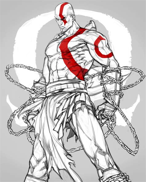 Dibujos De Kratos 5 Para Colorear Para Colorear Pintar E Imprimir