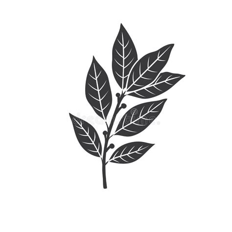 Leaf Glyph Flat Vector Icon Stock Vector Illustration Of Foliage