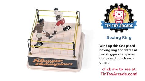 Boxing Ring Tin Toy Wind Up Youtube