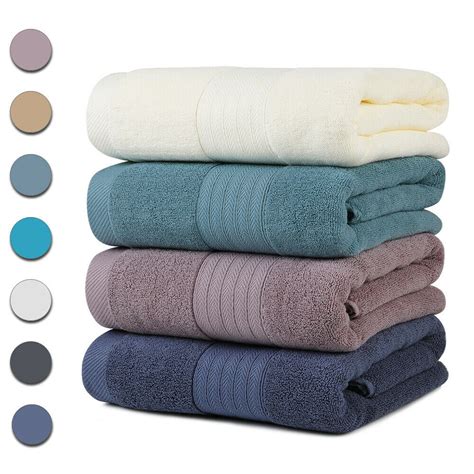 Anminy Cotton Towels Super Soft Absorbent Thick Bath Towel For Bathing