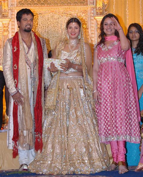 Asha Ashish South Actress Rambha Wedding Photos