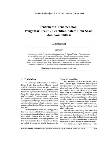 Contoh Judul Skripsi Kualitatif Fenomenologi Contoh Makalah Terbaru