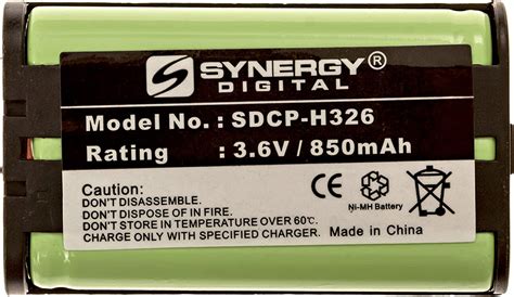 Synergy Digital Sdcp H326 Ni Mh 36 Volt 850 Mah Ultra