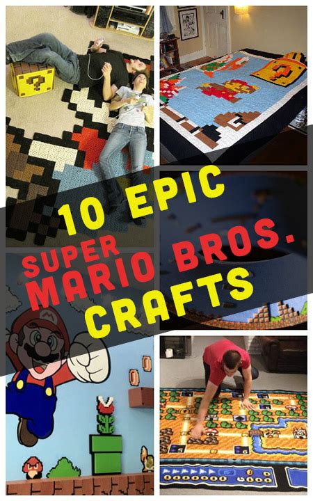 10 Epic Super Mario Bros Crafts Dollar Store Crafts