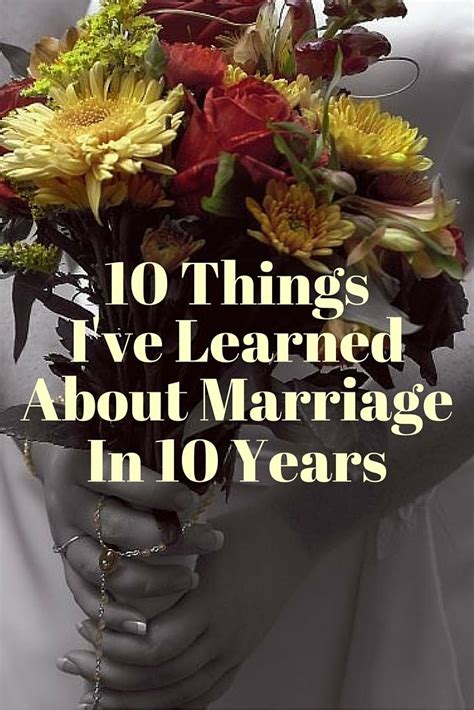 10 Thing Ive Learned In 10 Years Of Marriage 10 Years Marriage