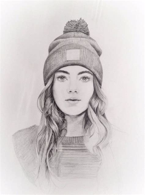 Image result for girl wearing beanie drawing | Art & Drawing | Pinterest